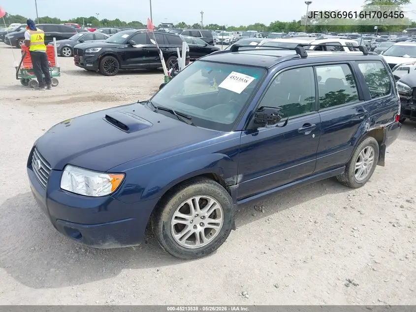 2006 Subaru Forester 2.5Xt Limited VIN: JF1SG69616H706456 Lot: 45213538