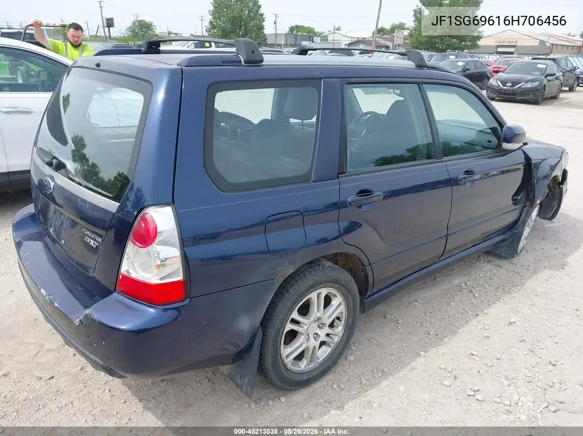 2006 Subaru Forester 2.5Xt Limited VIN: JF1SG69616H706456 Lot: 45213538