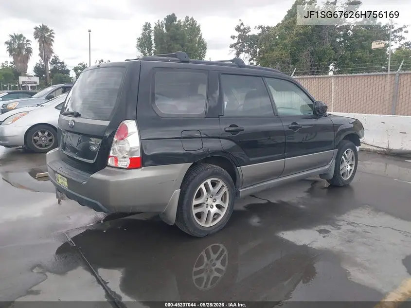 2006 Subaru Forester 2.5X L.l. Bean Edition VIN: JF1SG67626H756169 Lot: 45237044