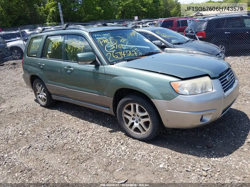 JF1SG67606H743579 2006 Subaru Forester 2.5X L.l. Bean Edition