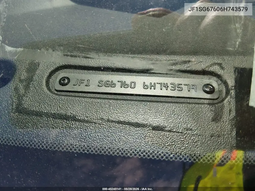JF1SG67606H743579 2006 Subaru Forester 2.5X L.l. Bean Edition
