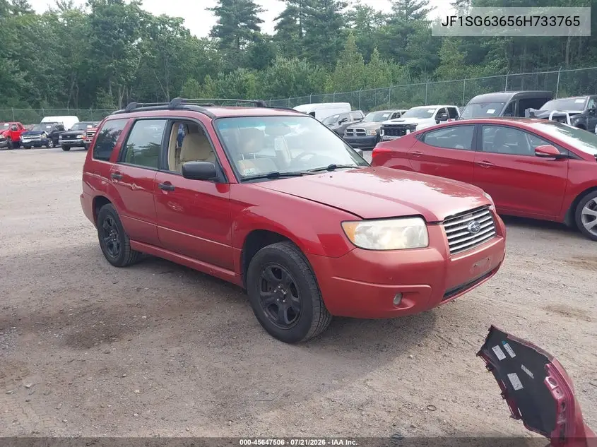 2006 Subaru Forester 2.5X VIN: JF1SG63656H733765 Lot: 45647506
