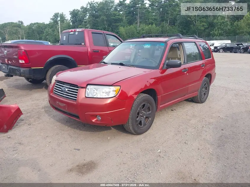 2006 Subaru Forester 2.5X VIN: JF1SG63656H733765 Lot: 45647506