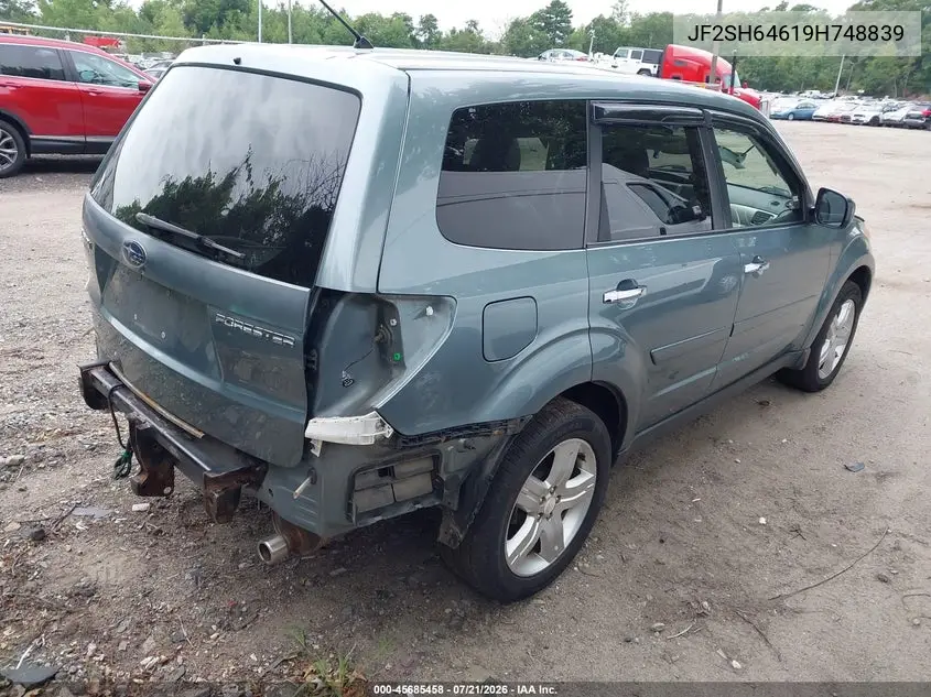 2009 Subaru Forester (Natl) X Limited VIN: JF2SH64619H748839 Lot: 45685458