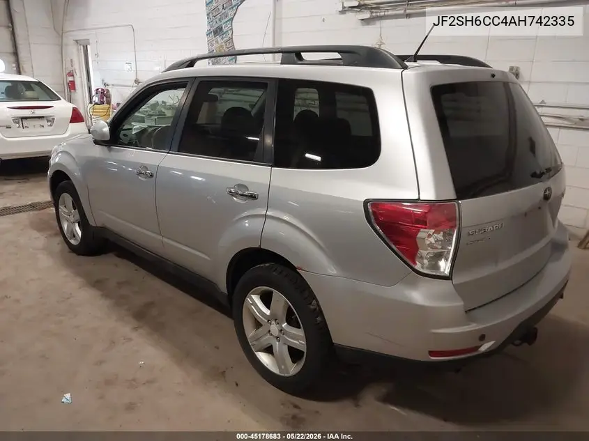 2010 Subaru Forester 2.5X Premium VIN: JF2SH6CC4AH742335 Lot: 45178683