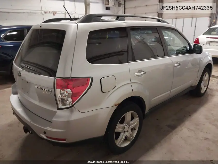 2010 Subaru Forester 2.5X Premium VIN: JF2SH6CC4AH742335 Lot: 45178683