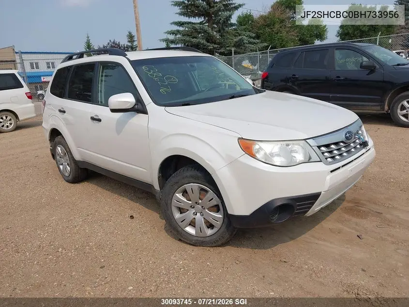 2011 Subaru Forester 2.5X VIN: JF2SHCBC0BH733956 Lot: 30093745