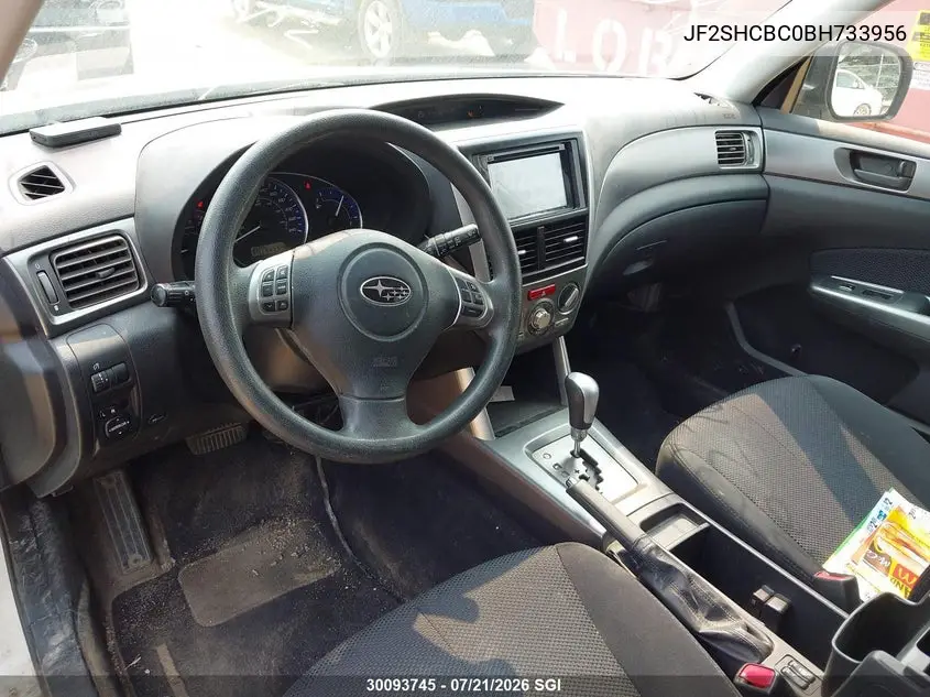 2011 Subaru Forester 2.5X VIN: JF2SHCBC0BH733956 Lot: 30093745