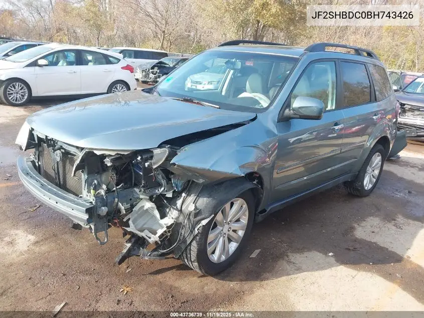 JF2SHBDC0BH743426 2011 Subaru Forester 2.5X Premium