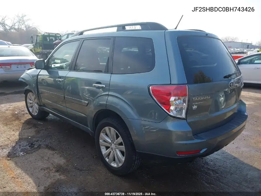 JF2SHBDC0BH743426 2011 Subaru Forester 2.5X Premium