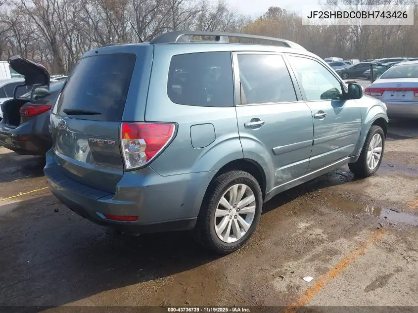 JF2SHBDC0BH743426 2011 Subaru Forester 2.5X Premium