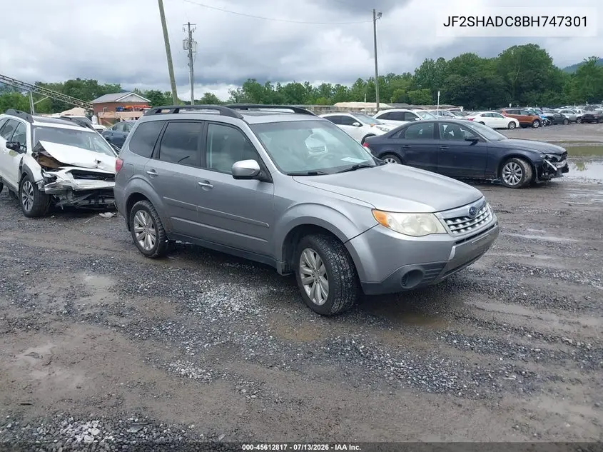 2011 Subaru Forester 2.5X Premium VIN: JF2SHADC8BH747301 Lot: 45612817