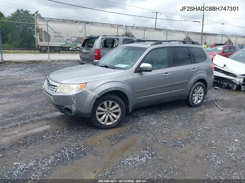 2011 Subaru Forester 2.5X Premium VIN: JF2SHADC8BH747301 Lot: 45612817