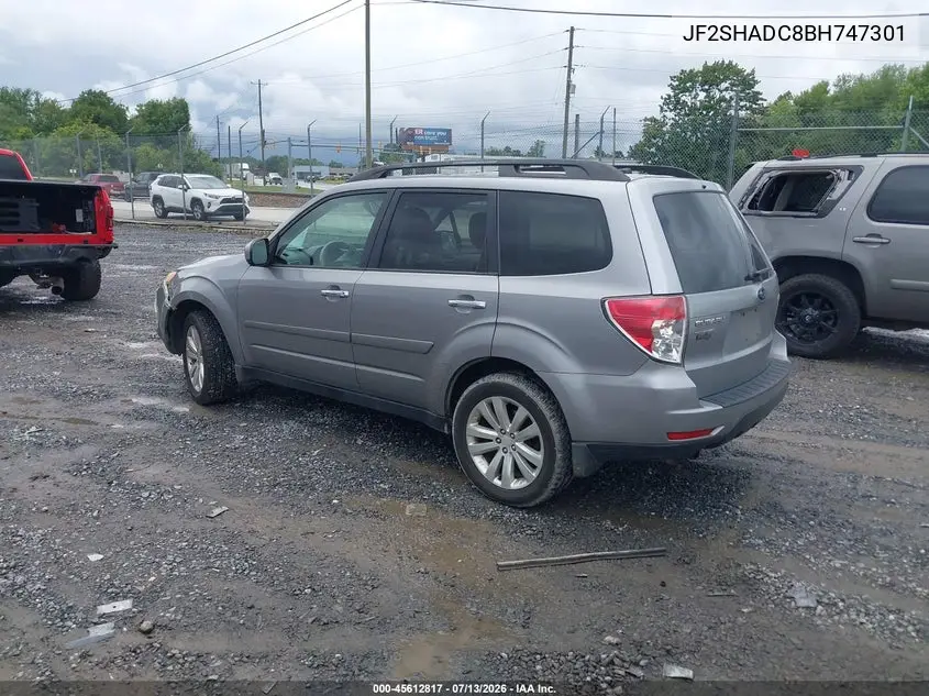 2011 Subaru Forester 2.5X Premium VIN: JF2SHADC8BH747301 Lot: 45612817