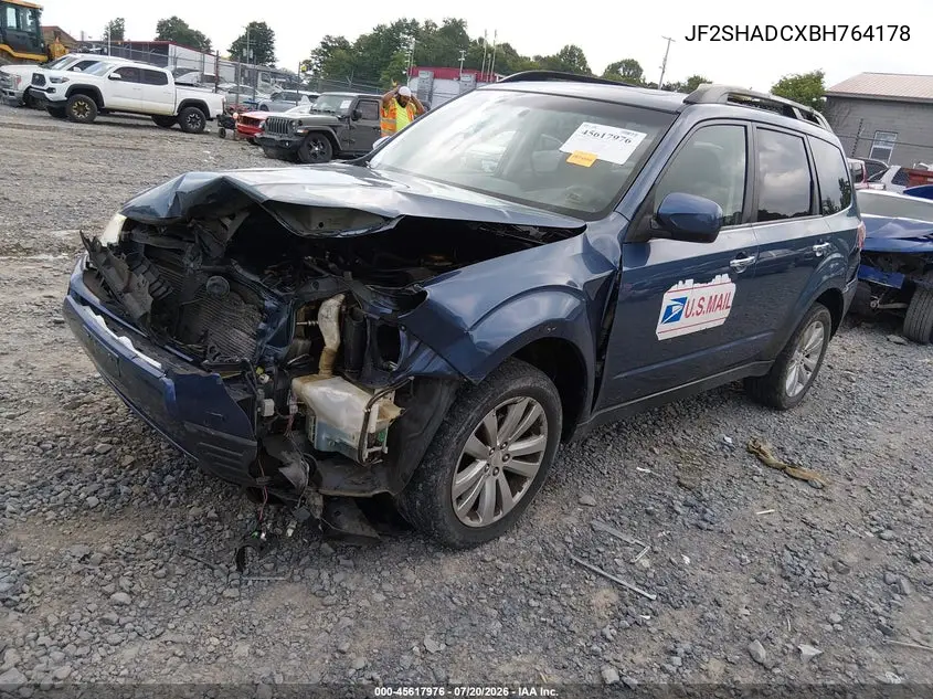 2011 Subaru Forester 2.5X Premium VIN: JF2SHADCXBH764178 Lot: 45617976