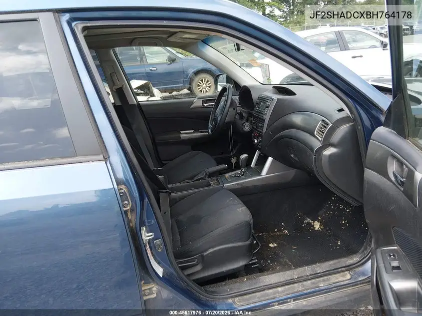 2011 Subaru Forester 2.5X Premium VIN: JF2SHADCXBH764178 Lot: 45617976