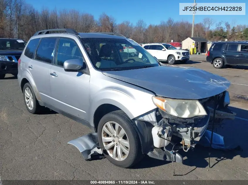 JF2SHBEC4CH422828 2012 Subaru Forester 2.5X Limited