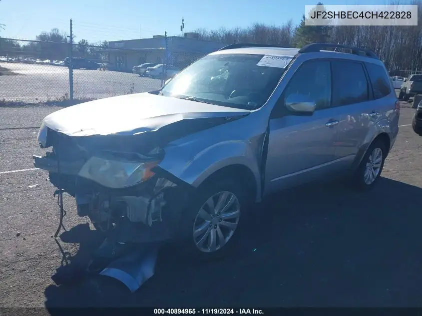 JF2SHBEC4CH422828 2012 Subaru Forester 2.5X Limited