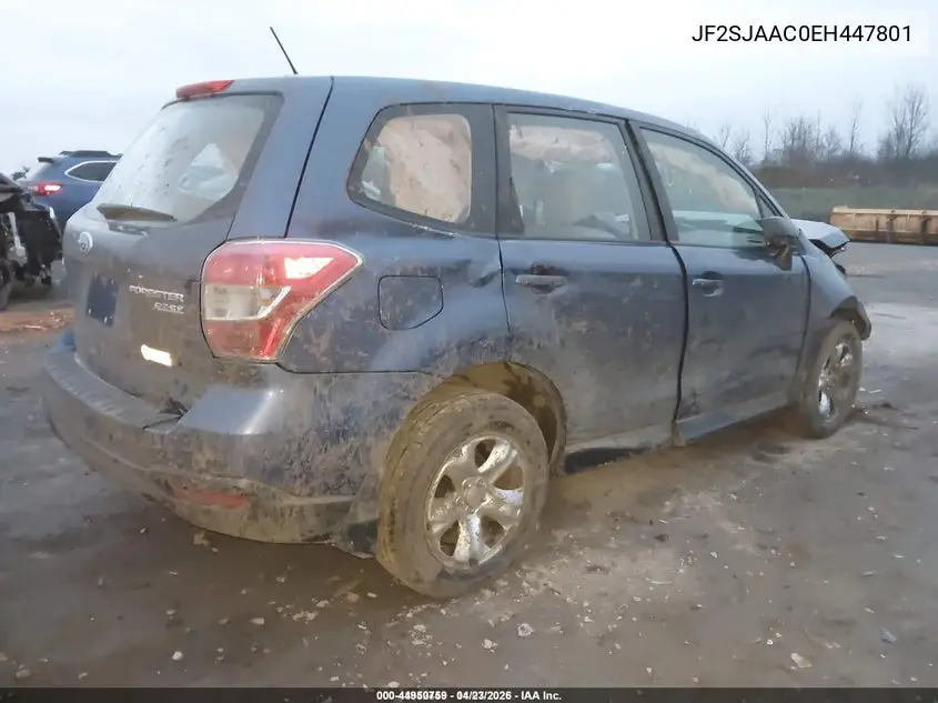 JF2SJAAC0EH447801 2014 Subaru Forester 2.5I