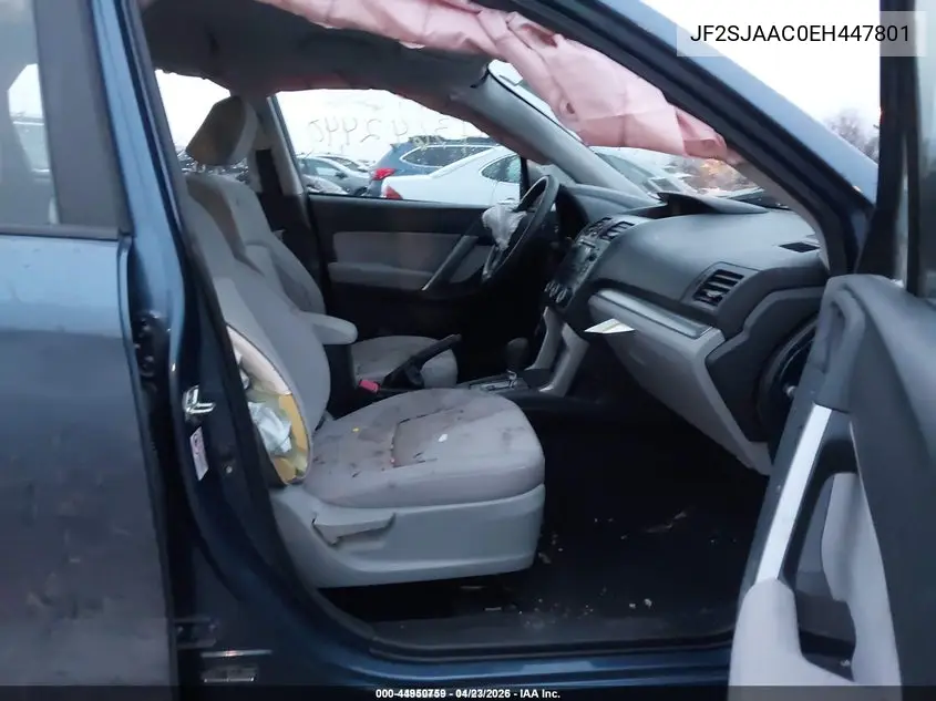 JF2SJAAC0EH447801 2014 Subaru Forester 2.5I
