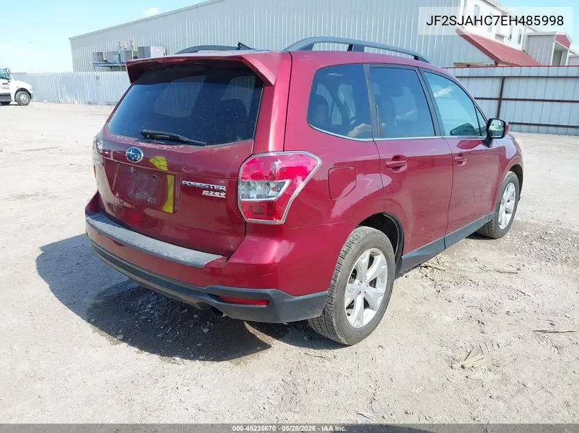 2014 Subaru Forester 2.5I Limited VIN: JF2SJAHC7EH485998 Lot: 45235670