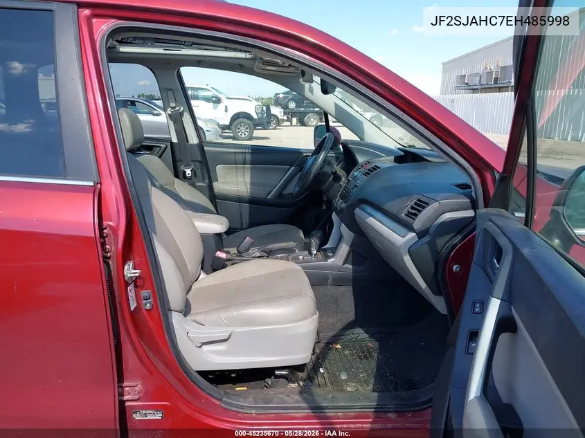 2014 Subaru Forester 2.5I Limited VIN: JF2SJAHC7EH485998 Lot: 45235670