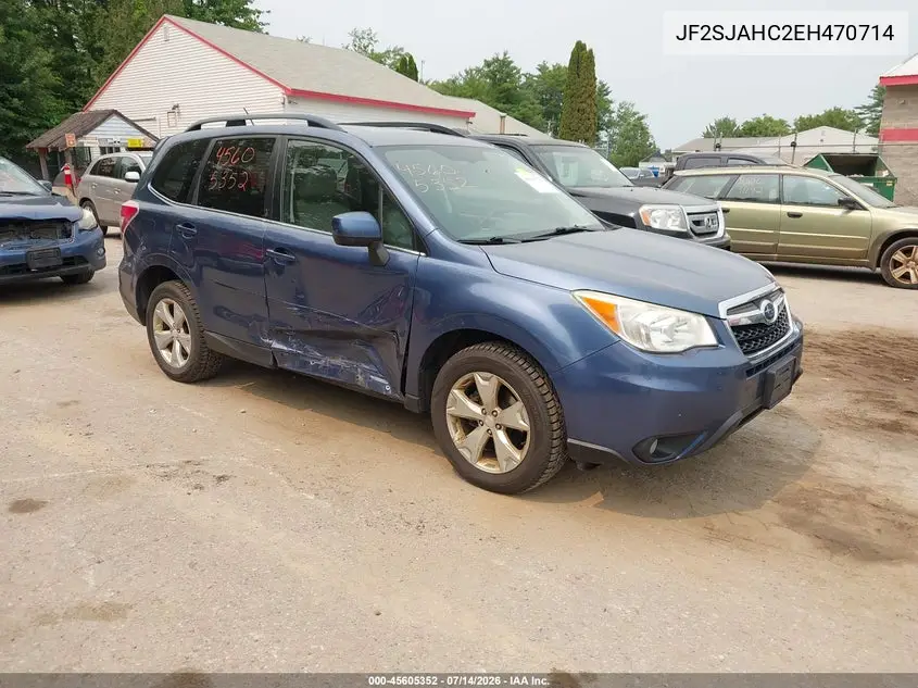 2014 Subaru Forester 2.5I Limited VIN: JF2SJAHC2EH470714 Lot: 45605352