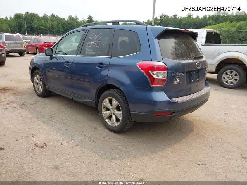 2014 Subaru Forester 2.5I Limited VIN: JF2SJAHC2EH470714 Lot: 45605352