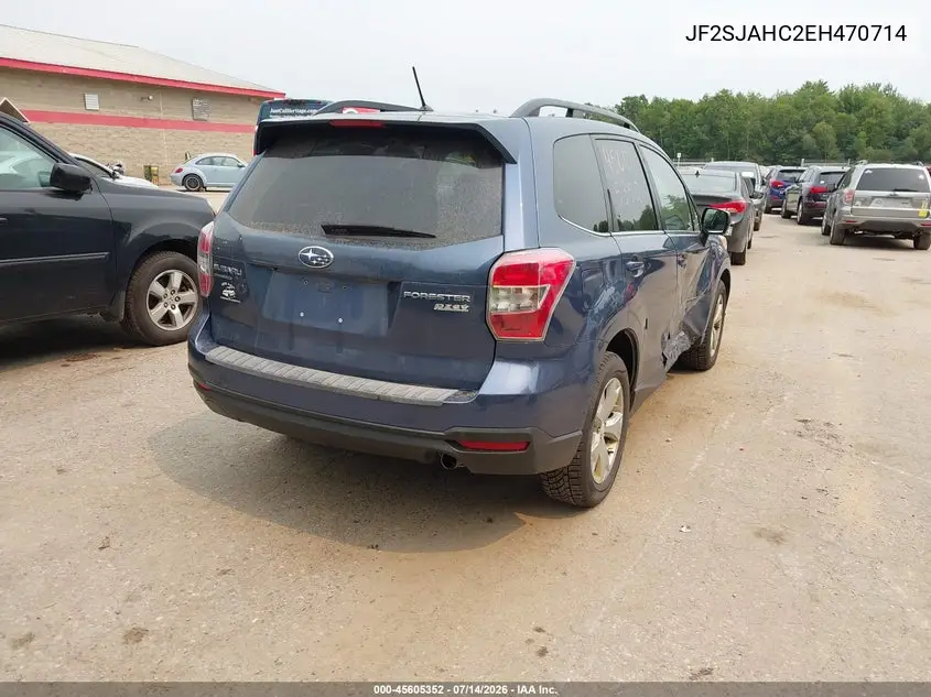 2014 Subaru Forester 2.5I Limited VIN: JF2SJAHC2EH470714 Lot: 45605352