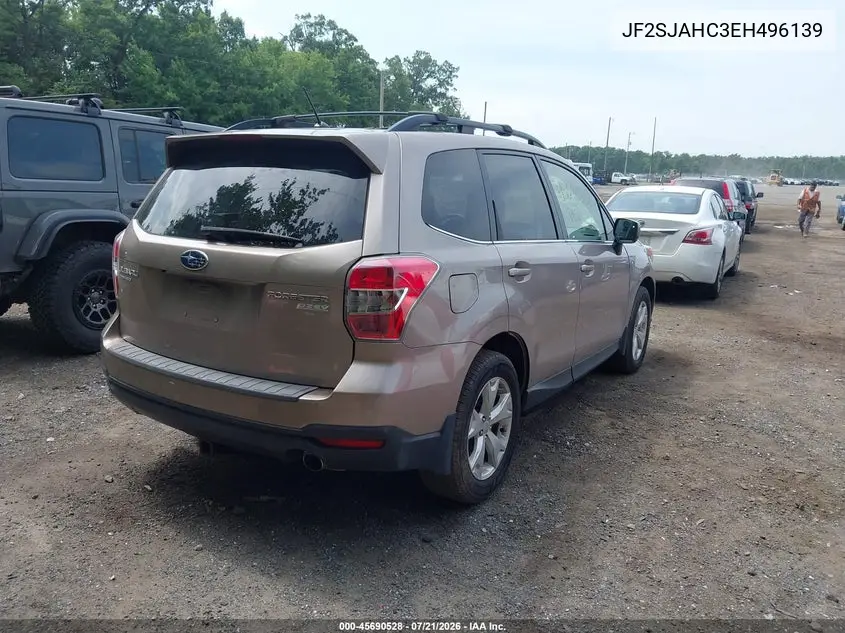 2014 Subaru Forester 2.5I Limited VIN: JF2SJAHC3EH496139 Lot: 45690528