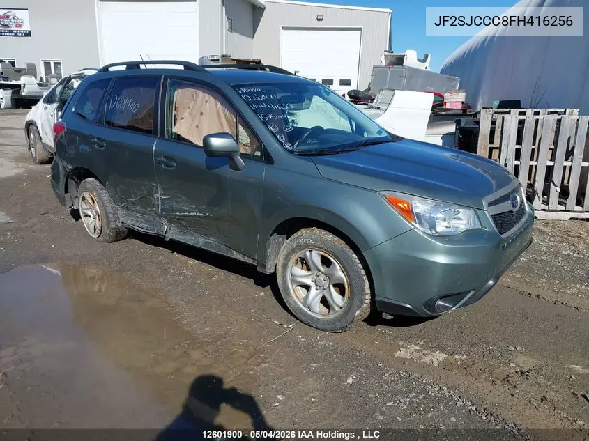 2015 Subaru Forester 2.5I Convenience Package VIN: JF2SJCCC8FH416256 Lot: 12601900x