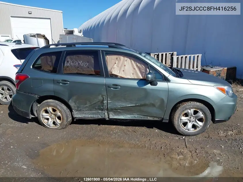 2015 Subaru Forester 2.5I Convenience Package VIN: JF2SJCCC8FH416256 Lot: 12601900x