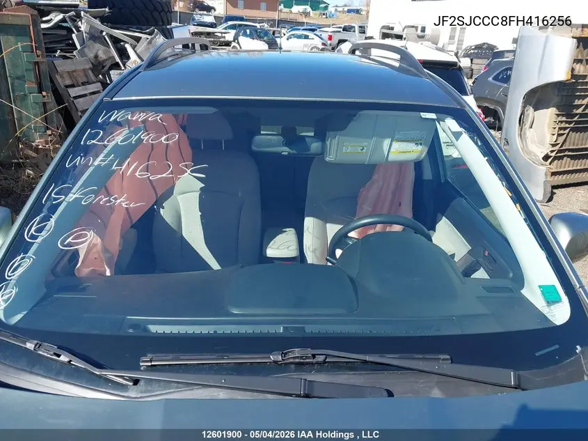2015 Subaru Forester 2.5I Convenience Package VIN: JF2SJCCC8FH416256 Lot: 12601900x