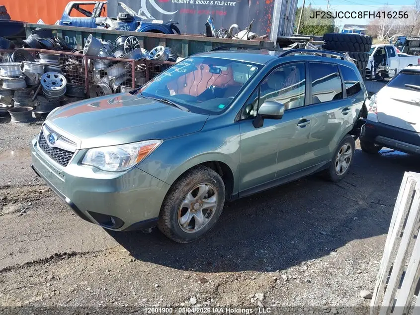 2015 Subaru Forester 2.5I Convenience Package VIN: JF2SJCCC8FH416256 Lot: 12601900x