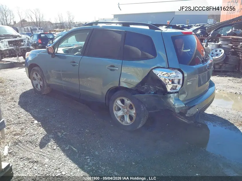 2015 Subaru Forester 2.5I Convenience Package VIN: JF2SJCCC8FH416256 Lot: 12601900x