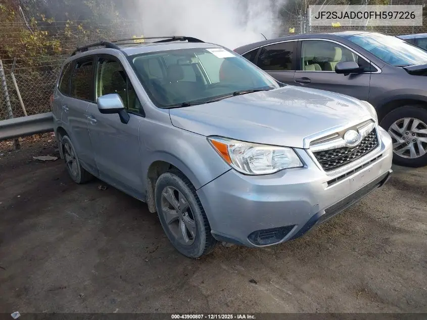 JF2SJADC0FH597226 2015 Subaru Forester 2.5I Premium