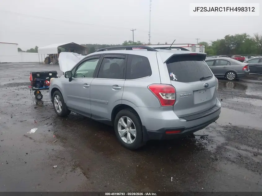 2015 Subaru Forester 2.5I Limited VIN: JF2SJARC1FH498312 Lot: 45196793