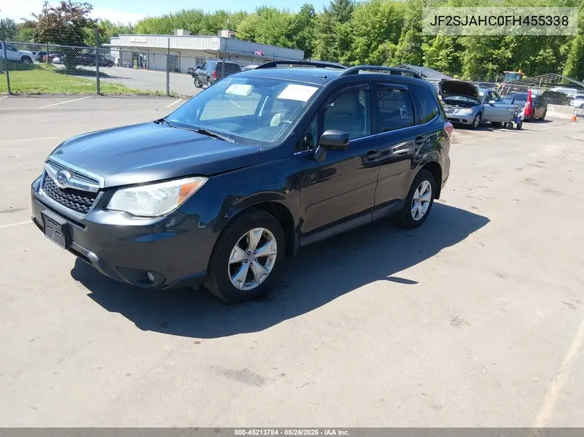 2015 Subaru Forester 2.5I Limited VIN: JF2SJAHC0FH455338 Lot: 45213784