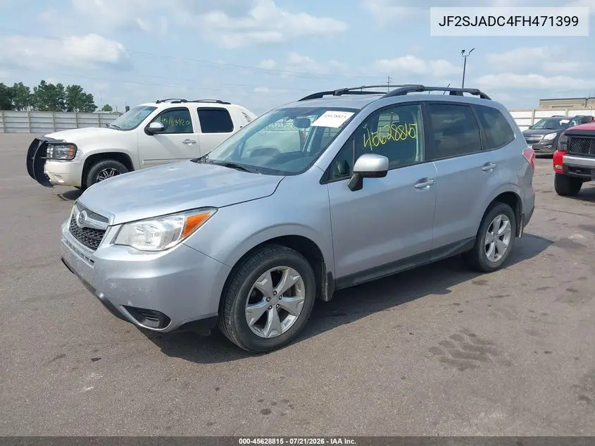 2015 Subaru Forester 2.5I Premium VIN: JF2SJADC4FH471399 Lot: 45628815