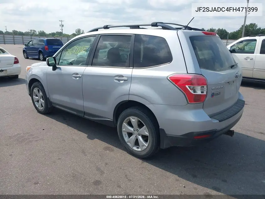 2015 Subaru Forester 2.5I Premium VIN: JF2SJADC4FH471399 Lot: 45628815
