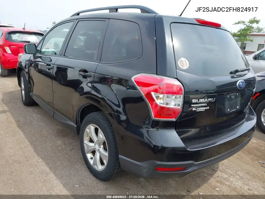 2015 Subaru Forester 2.5I Premium VIN: JF2SJADC2FH824917 Lot: 45658923