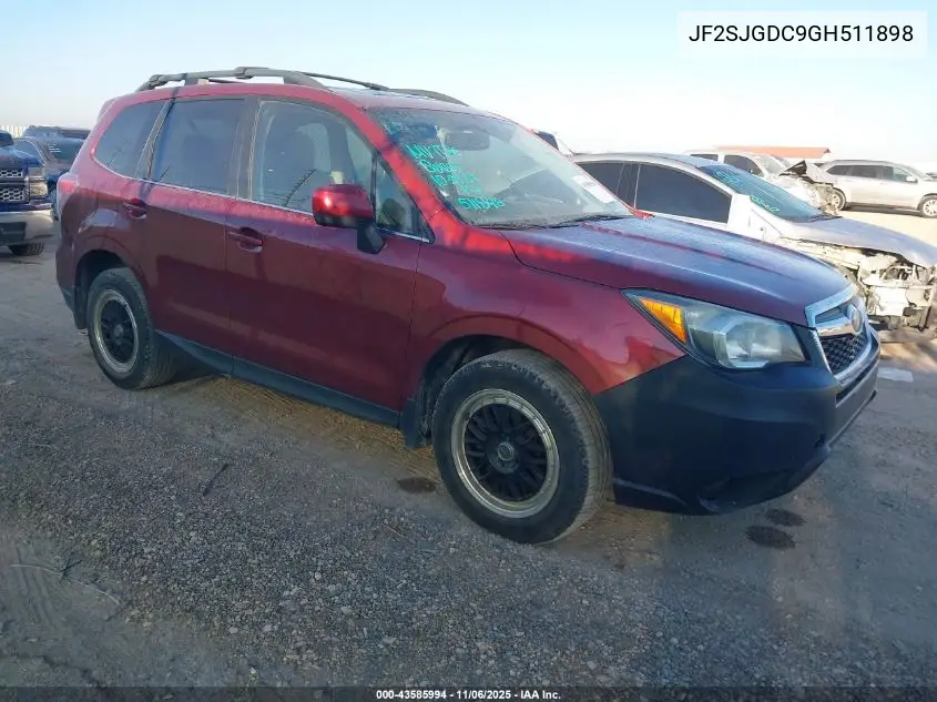 JF2SJGDC9GH511898 2016 Subaru Forester 2.0Xt Premium