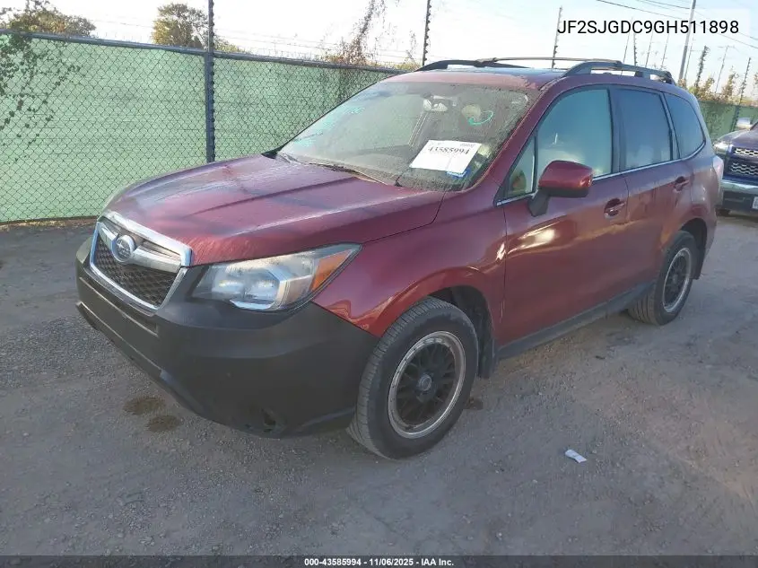 JF2SJGDC9GH511898 2016 Subaru Forester 2.0Xt Premium