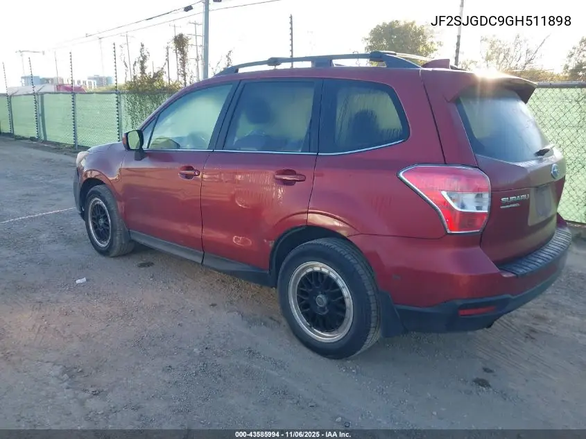 JF2SJGDC9GH511898 2016 Subaru Forester 2.0Xt Premium
