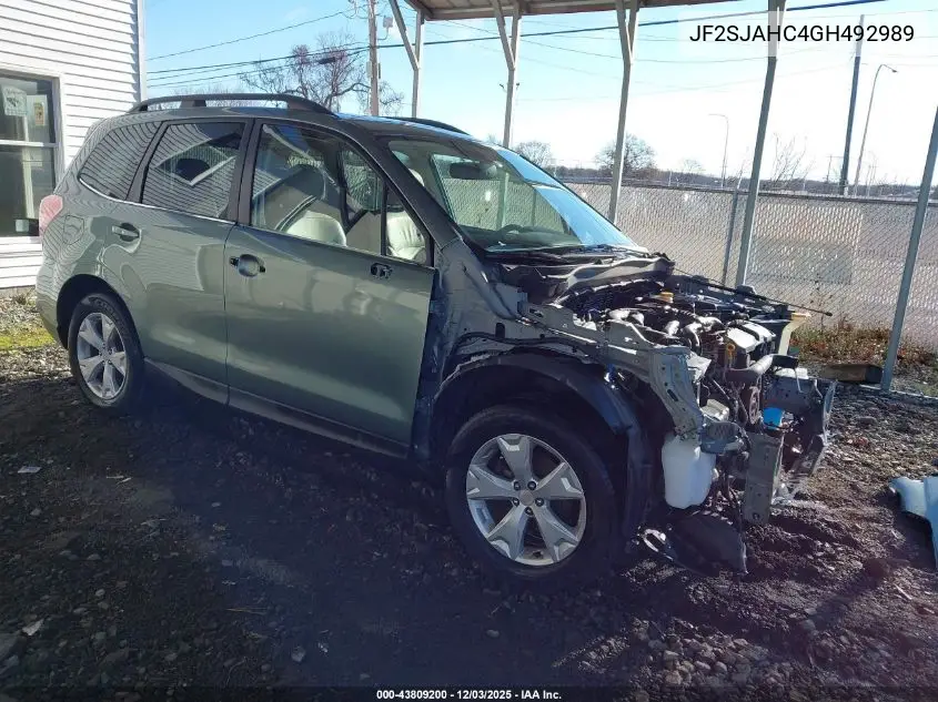 JF2SJAHC4GH492989 2016 Subaru Forester 2.5I Limited