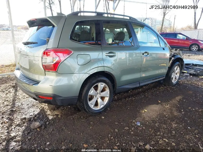 JF2SJAHC4GH492989 2016 Subaru Forester 2.5I Limited