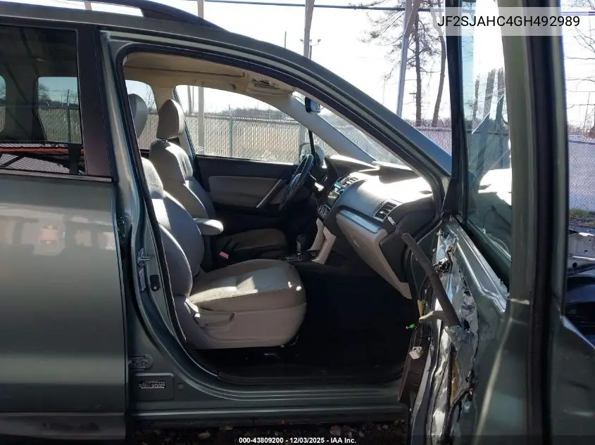 JF2SJAHC4GH492989 2016 Subaru Forester 2.5I Limited