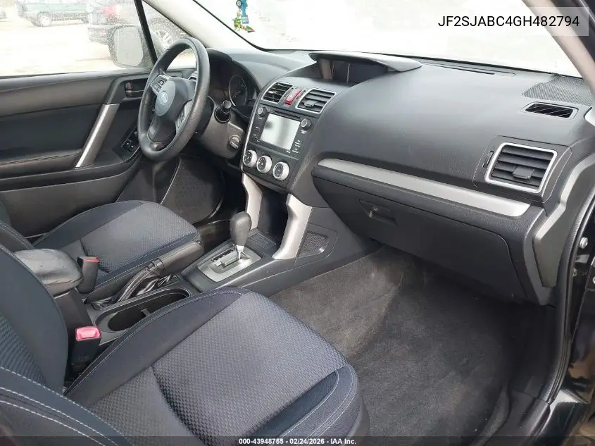 JF2SJABC4GH482794 2016 Subaru Forester 2.5I