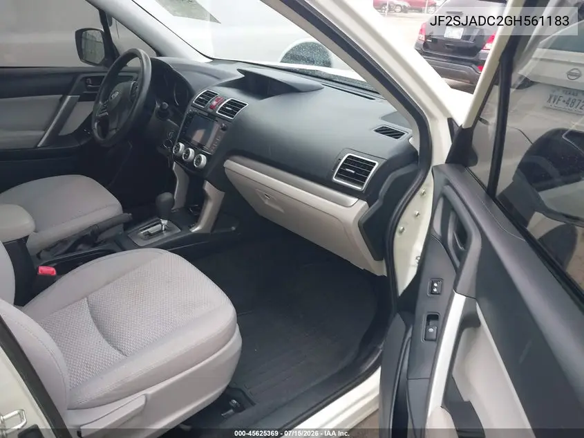 2016 Subaru Forester 2.5I Premium VIN: JF2SJADC2GH561183 Lot: 45625369