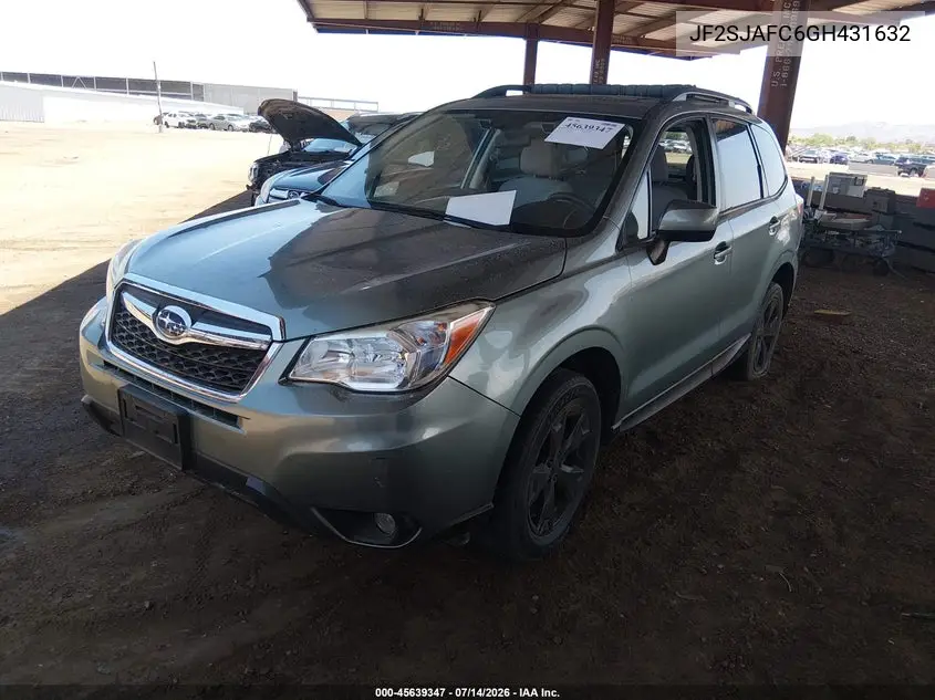 2016 Subaru Forester 2.5I Premium VIN: JF2SJAFC6GH431632 Lot: 45639347